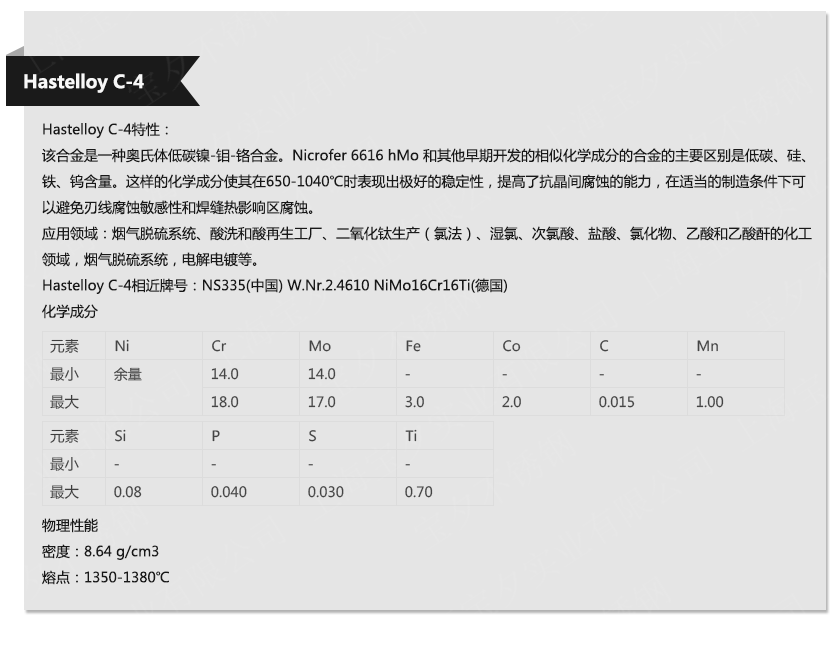 Hastelloy C-4(图1)